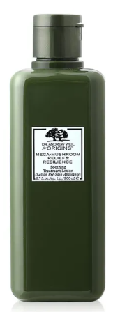 Origins Dr. Andrew Weil Mega-Mushroom Relief & Resilience Soothing Treatment Lotion 200ml bottle.