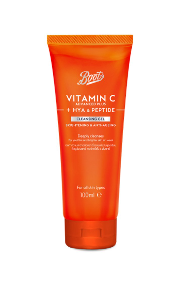 Boots Vitamin C Advanced Plus Hya & Peptide Очищающий гель 100 мл Рейтинг звезд из 5