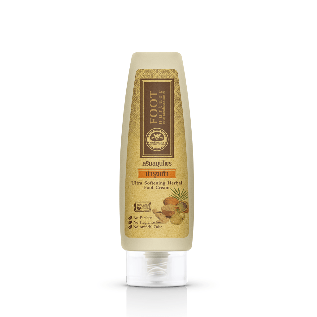 Khaokho Talaypu Ultra Softening Herbal Foot Cream 120ml with Coconut & Sesame Oil.
