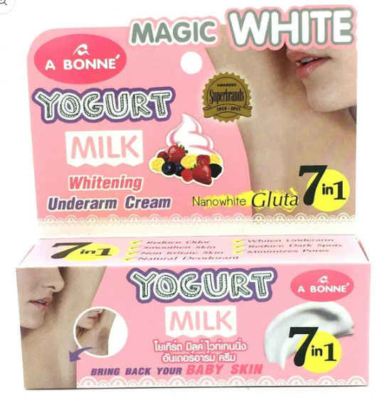 A Bonne Magic White Yogurt Milk Whitening Underarm Cream, 30g