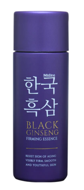 Mistine Black Ginseng Firming Essence 100 ml., Rejuvenating facial essence with black ginseng extract 100 ml.