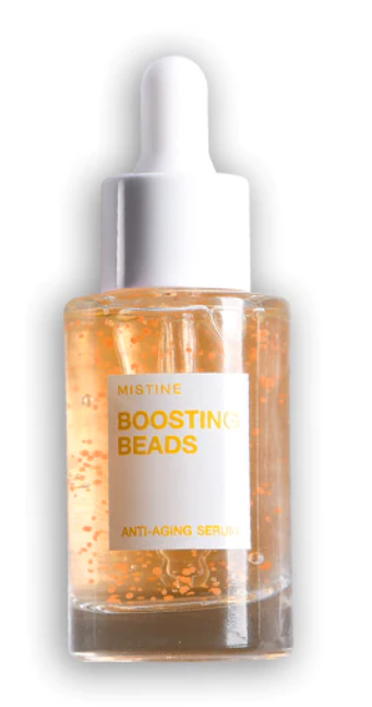 Mistine Boosting Beads Anti-Aging Serum 30 ml., Anti-aging booster serum for face 30 ml.