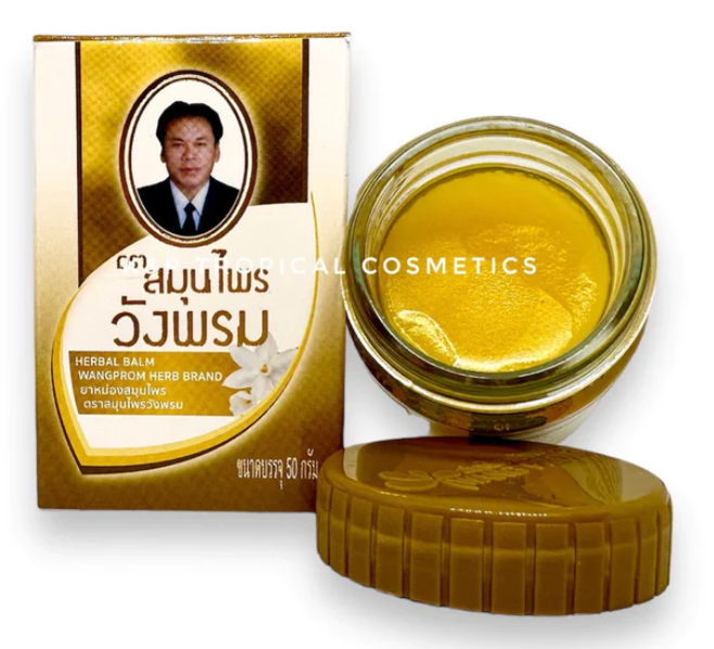 WANG PROM Gold Balm 50 g., Golden Thai balm 50 g.