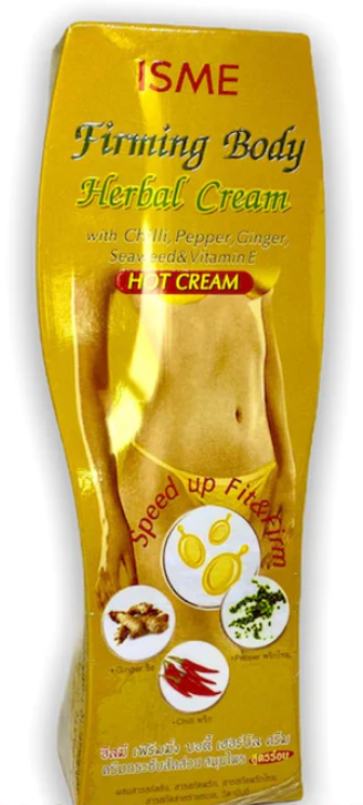 ISME Shape Firming Herbal Cream with chili pepper, anti-cellulite, 120g.