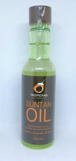 Tropicana Suntan Oil 100 ml., Oil for a beautiful and even tan 100 ml.