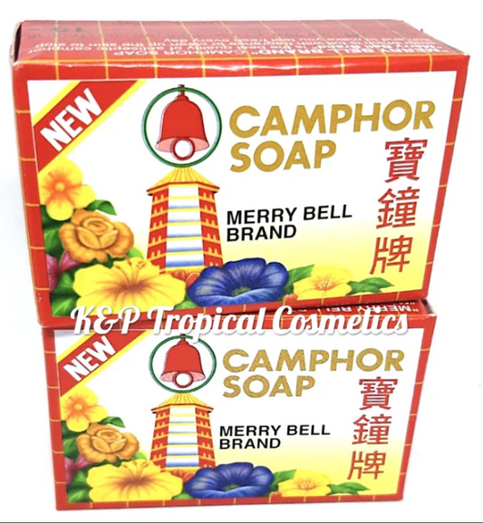 Madame Heng Camphor Soap Merry Bell Brand 50 g., Anti-inflammatory camphor soap 50 g.