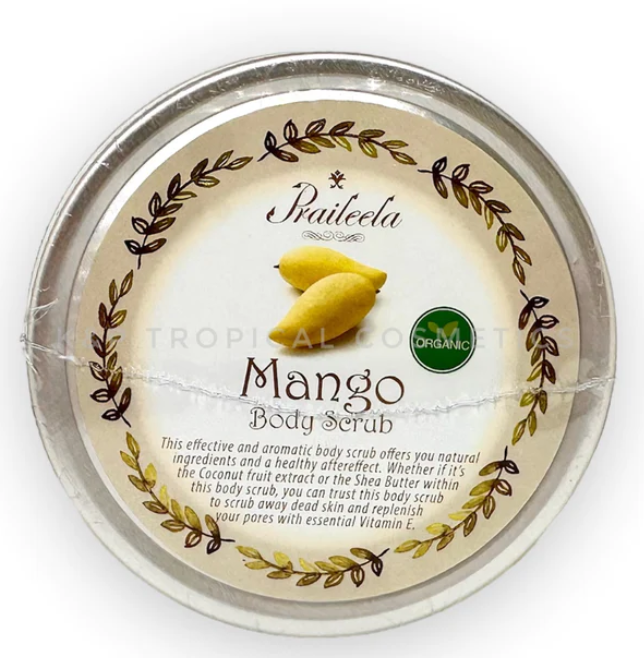 Praileela Mango Body Scrub 250 g., Organic body scrub "Mango" 250 g.