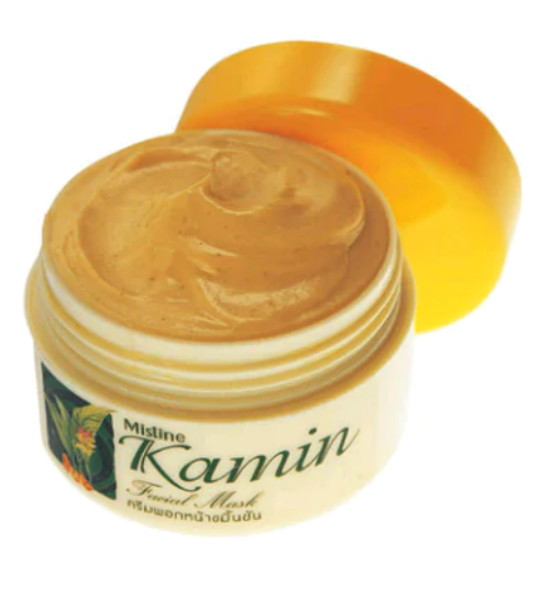 Mistine Kamin Facial Mask 40 g., Face mask with turmeric extract 40 g.