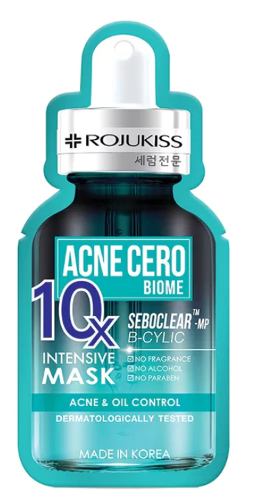 Rojukiss Acne Cero Biome 10X Intensive Mask 24 ml., Intensive mask "10X" for acne treatment 24 ml.