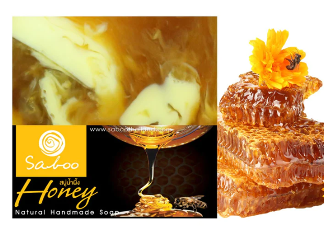 Saboo Natural Soap - Honey, 100g