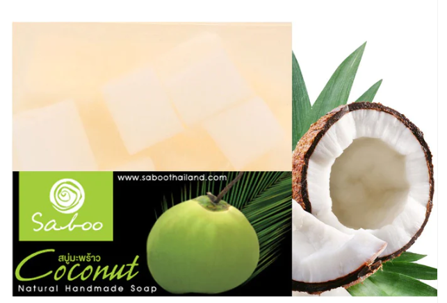 Saboo Natural Soap - Coconut, 100g