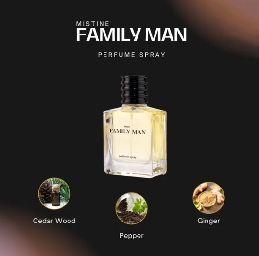 Mistine Family Man Perfume Spray 50 ml., Perfumed spray for men "Family Man" 50 ml.