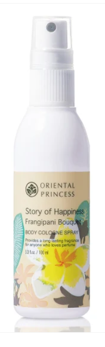 Oriental Princess Story of Happiness Frangipani Bouquet Body Cologne Spray (100ml)