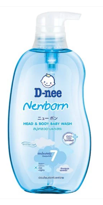 D-nee For Newborn Head & Body Baby Wash, 380 ml