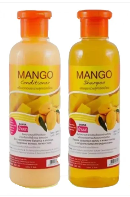 Banna Mango Hair Shampoo + Conditioner (360ml+360ml)