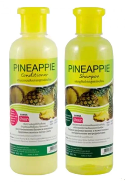 Banna Pineapple Hair Shampoo + Conditioner (360ml+360ml)