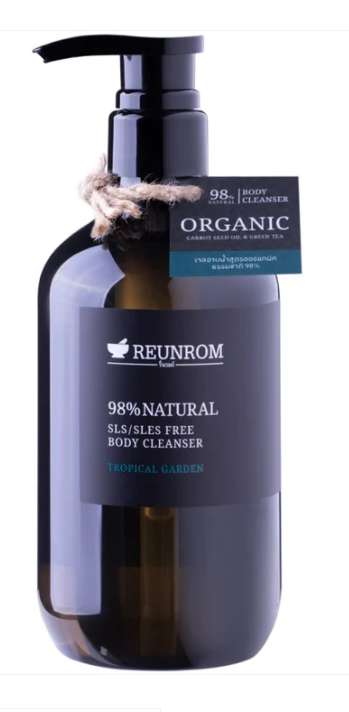 Reunrom 98% Natural SLS/SLES Body Cleanser, 500ml