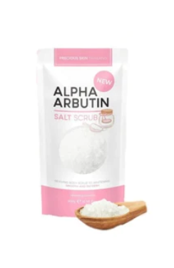 Precious Skin Thailand Alpha Arbutin Salt Scrub, 300g