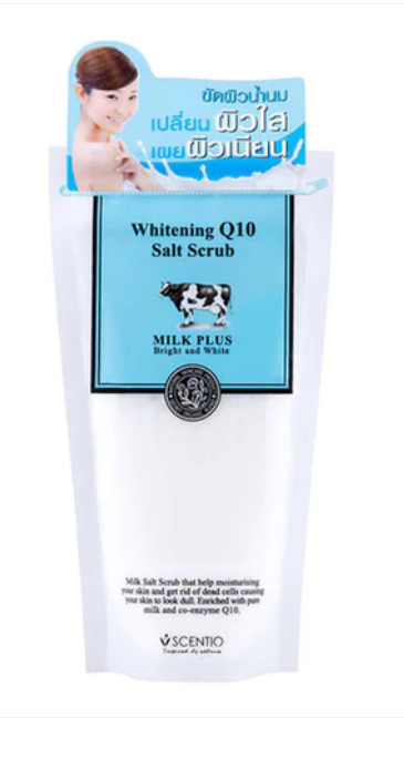 Scentio Milk Plus Q10 Salt Scrub 300 g jar