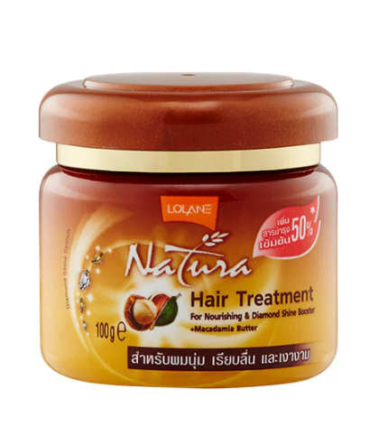 Lolane Natura Hair Treatment Macadamia Butter For Nourishing & Diamond Shine Booster (250g)