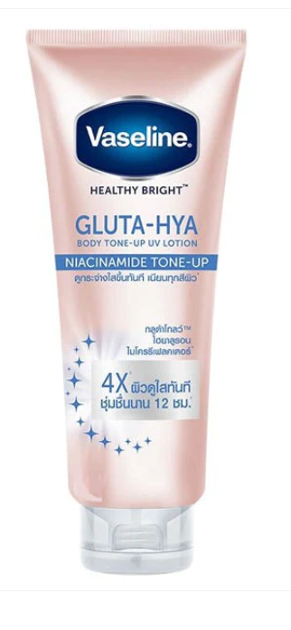 Vaseline Healthy Bright Gluta-Hya Body Tone-Up UV Lotion Niacinamide Tone-Up