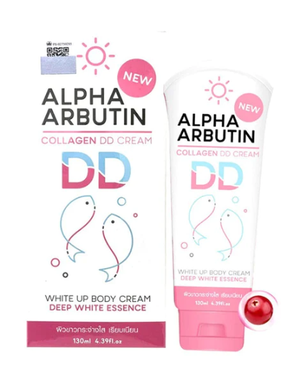 Precious Skin Thailand Alpha Arbutin Collagen DD Body Cream, 130ml