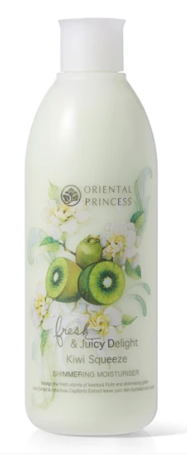 Oriental Princess Fresh & Juicy Delight Kiwi Squeeze Shimmering Moisturiser (250ml)