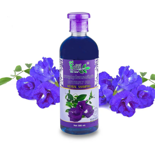 Bio Way Butterfly Pea Natural Herbal Shampoo, 500 ml