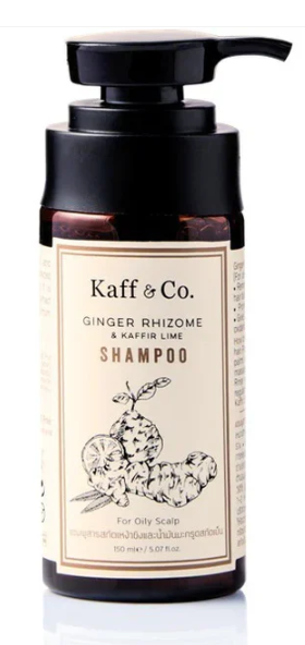 Kaff & Co Ginger Rhizome & Kaffir Lime Shampoo for Oily Scalp, 150ml