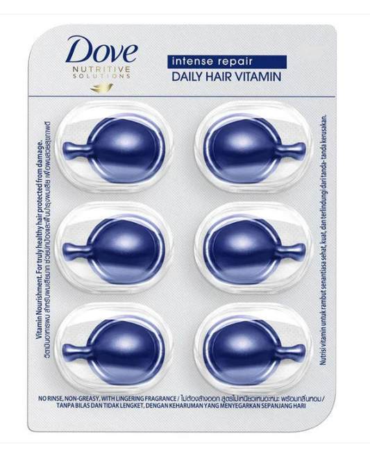 Dove Intense Repair Daily Hair Vitamins, 6 capsules