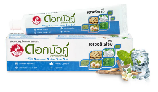 Dok Bua Ku Everfresh Herbal Toothpaste, 150g