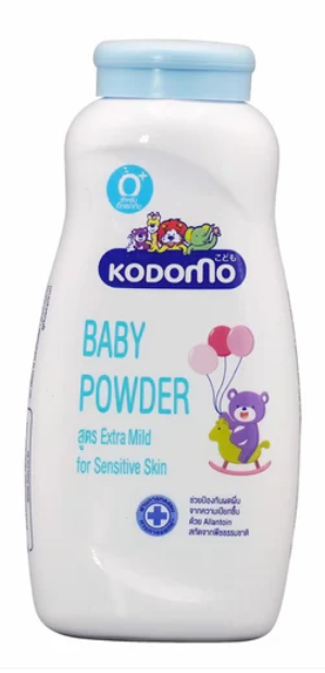 Kodomo Baby Powder Extra Mild for Sensitive Skin, 160g