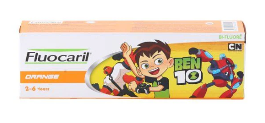 Fluocaril Toothpaste for Kids 2-6 Years, 65g