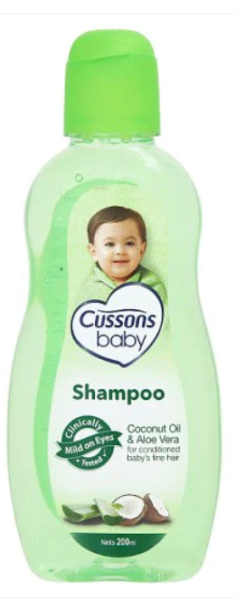 Cussons Baby Shampoo with Coconut Oil and Aloe Vera (200 ml)