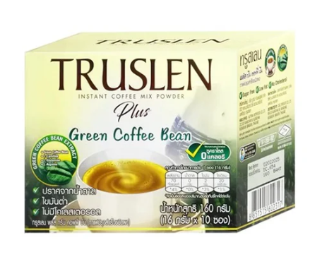 Truslen Instant Coffee Mix Powder Plus Green Coffee Bean (16g x 10 sachets)