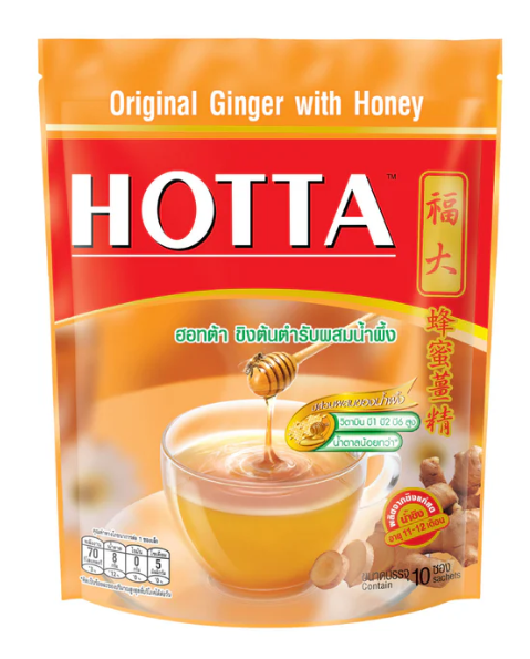 Hotta Original Ginger with Honey Instant Drink, 180g