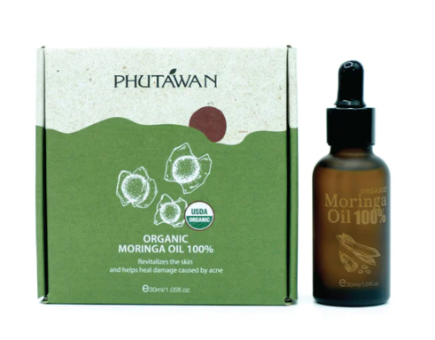 Phutawan Organic Moringa Oil 100% (30 ml)