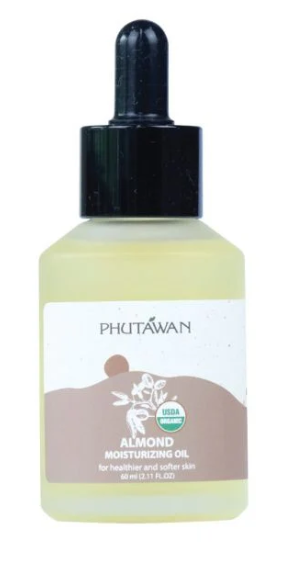 Phutawan Organic Natural Almond Oil, 60ml