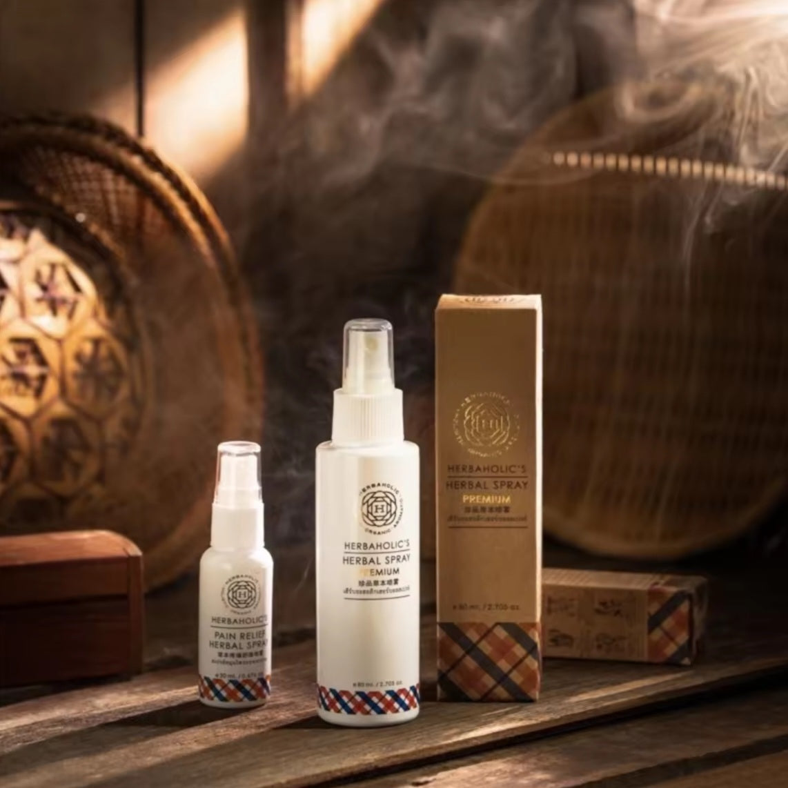 Herbaholic's Pain Relief Herbal Spray - natural ingredients