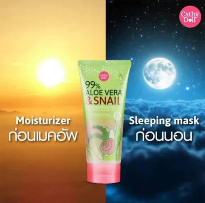Cathy Doll Aloe Vera & Snail Serum Soothing Gel