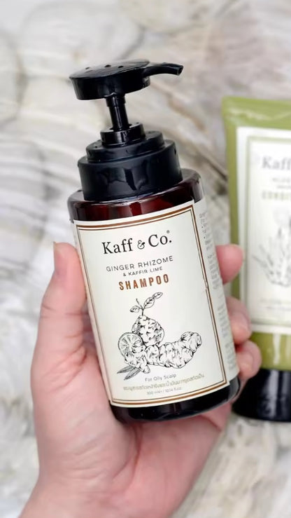 Kaff & Co Ginger Rhizome & Kaffir Lime Shampoo - for oily scalp
