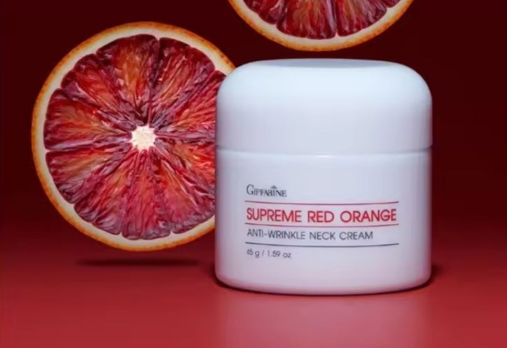 Giffarine 'Supreme Red Orange' - Anti-Wrinkle Neck Cream