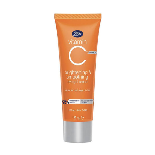Boots Vitamin C Advanced Brightening & Smoothing Eye Gel Cream 15 Ml