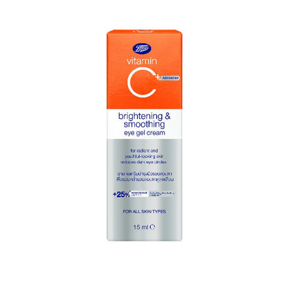 Boots Vitamin C Advanced Brightening & Smoothing Eye Gel Cream 15 Ml