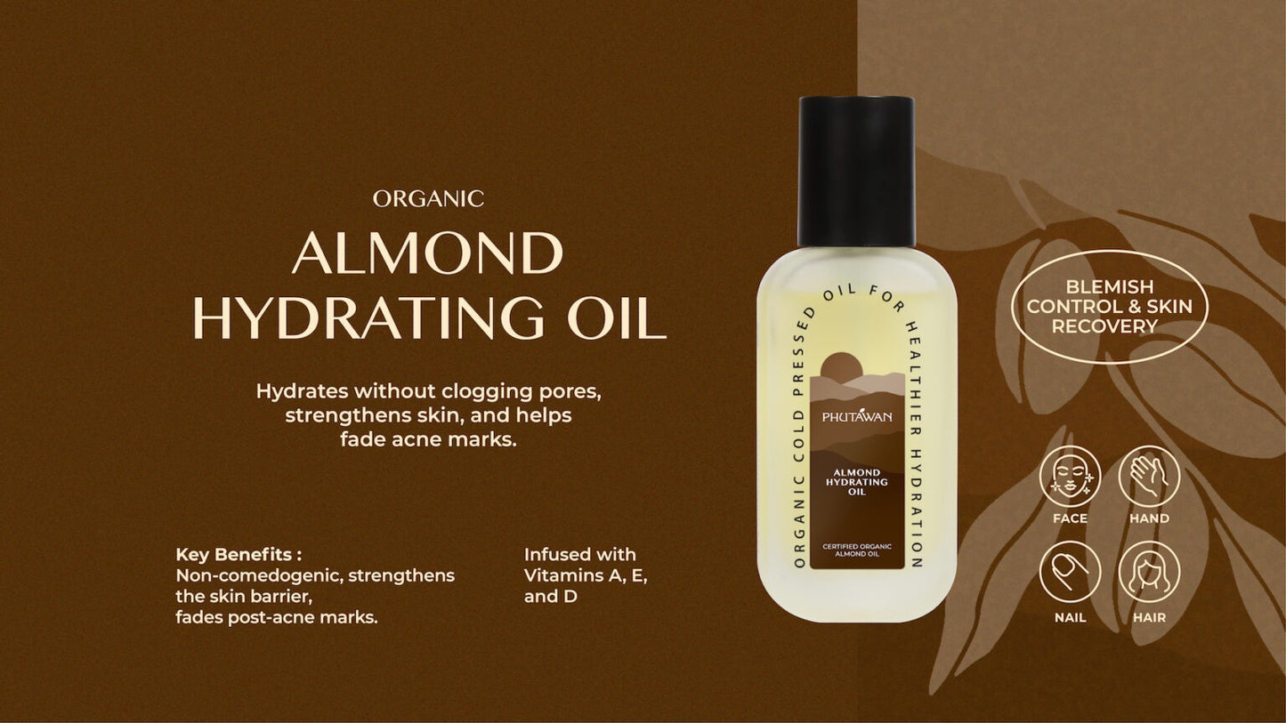 Phutawan Organic Almond Hydrating Oil
