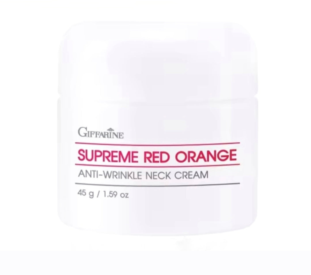 Giffarine 'Supreme Red Orange' - Anti-Wrinkle Neck Cream