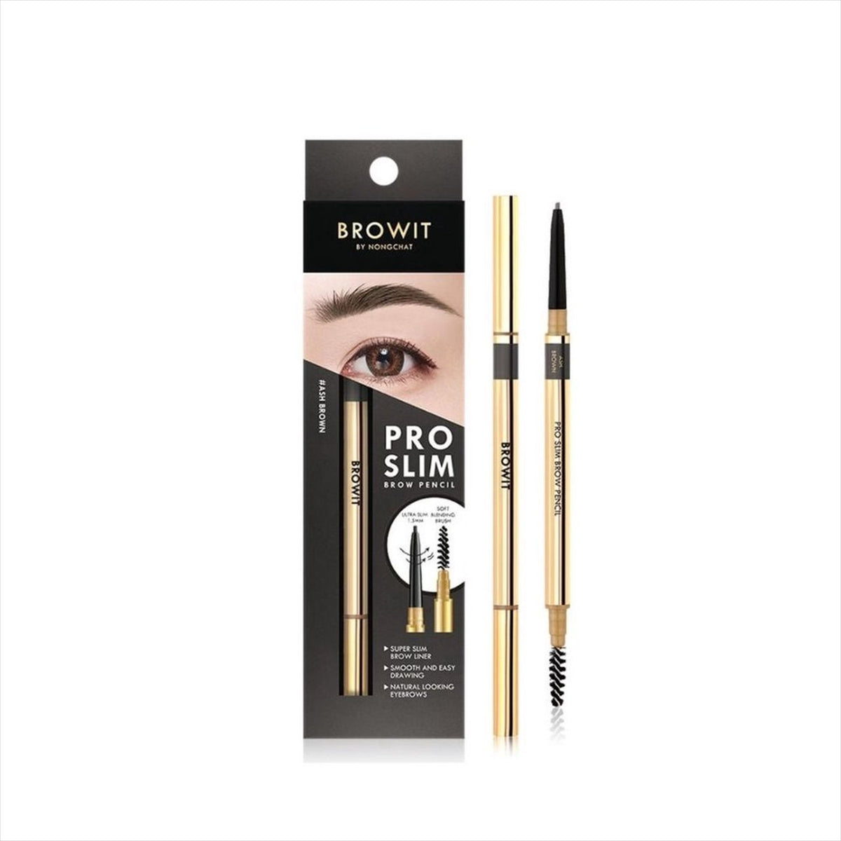 Browit Pro Slim Brow Pencil 0.06g Ash Brown