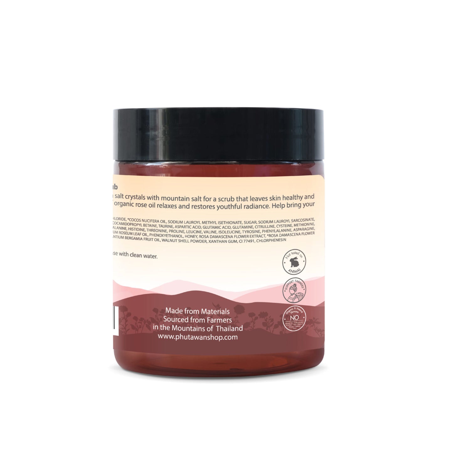 Phutawan Intree Mon Rose Body Scrub