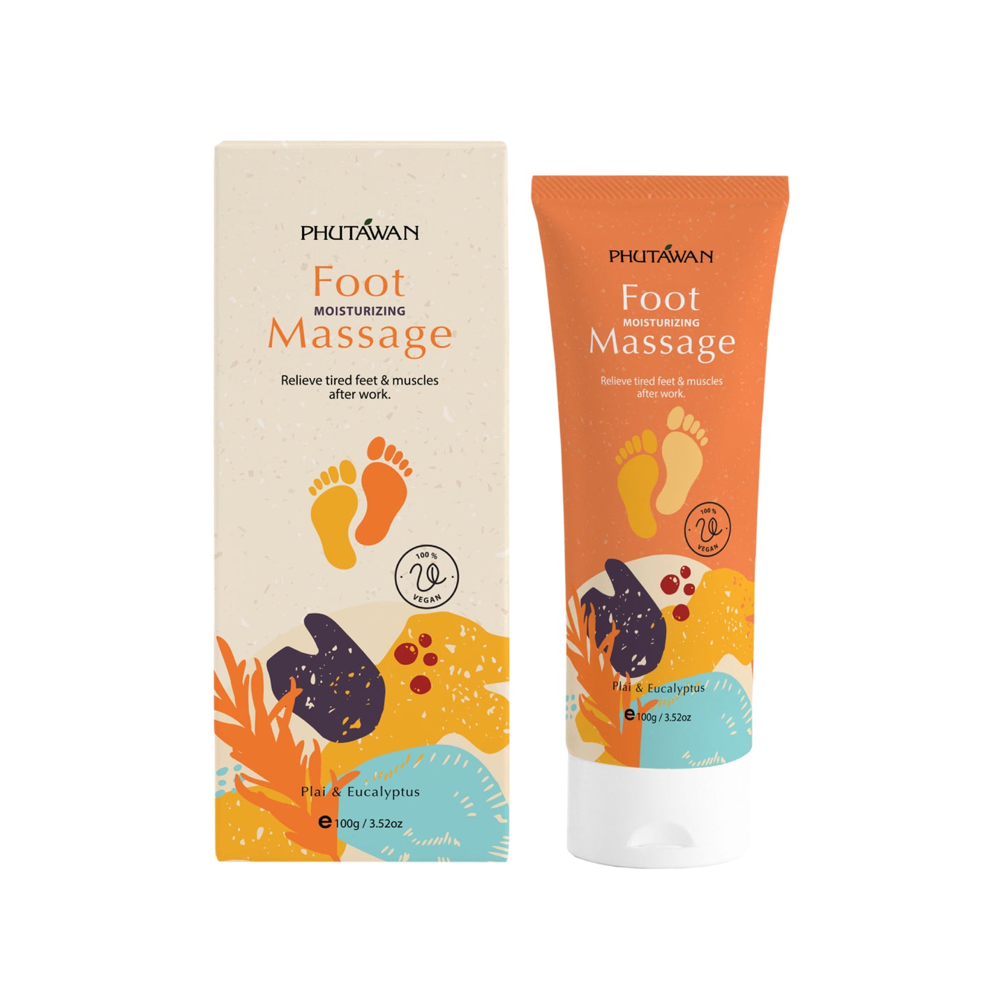 Phutawan Foot moisturizing Massage cream